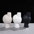 Mirage Oblate Glazed Ceramic Vase