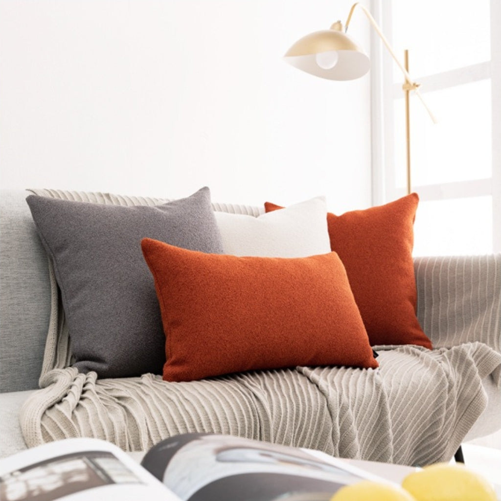 Senna Bouclé Throw Pillow