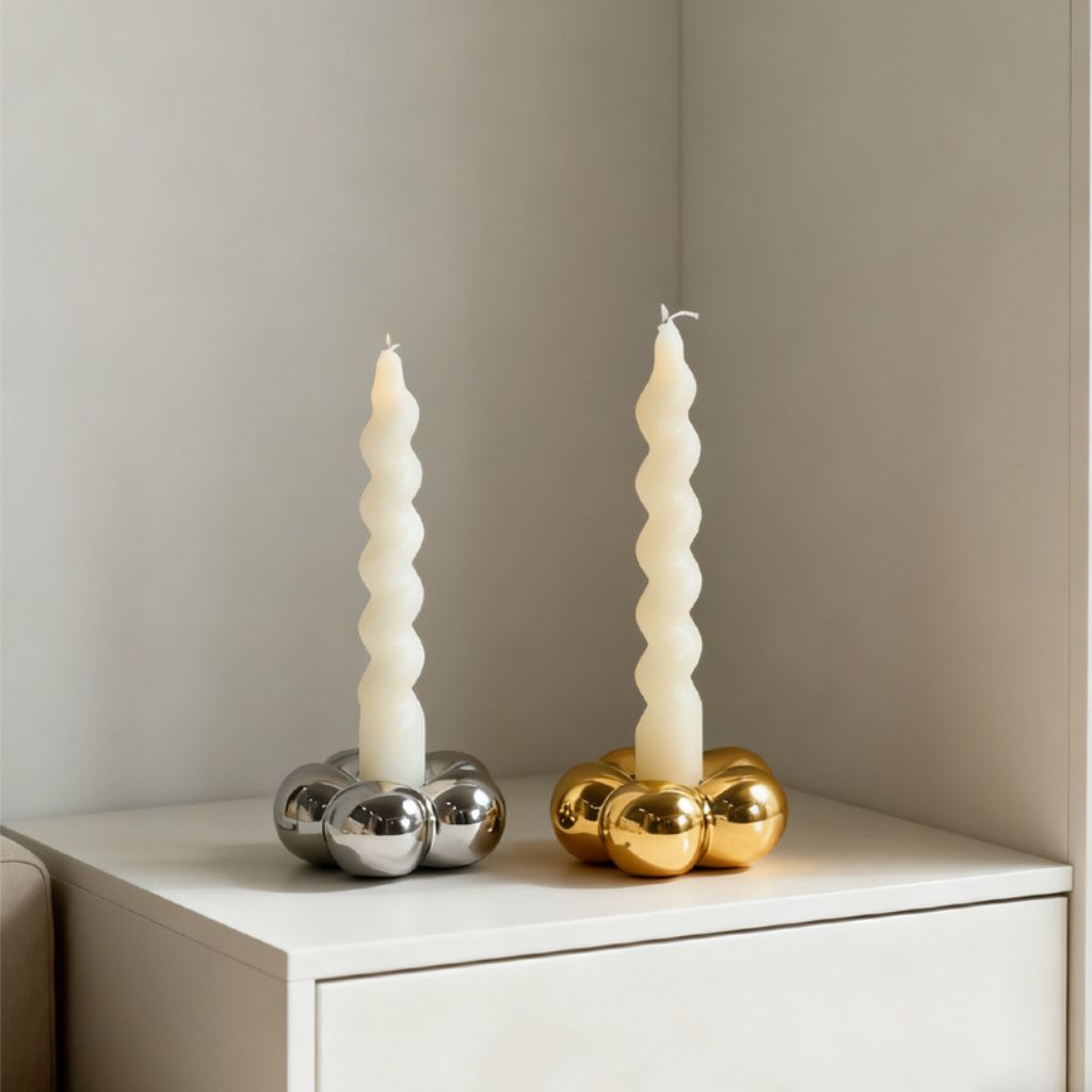 Aurea Petal Ceramic Candle Holder