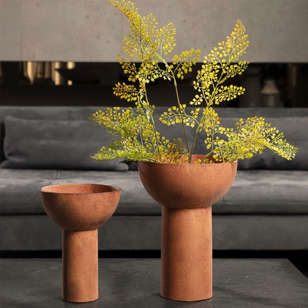 Mirage Goblet Glazed Ceramic Vase