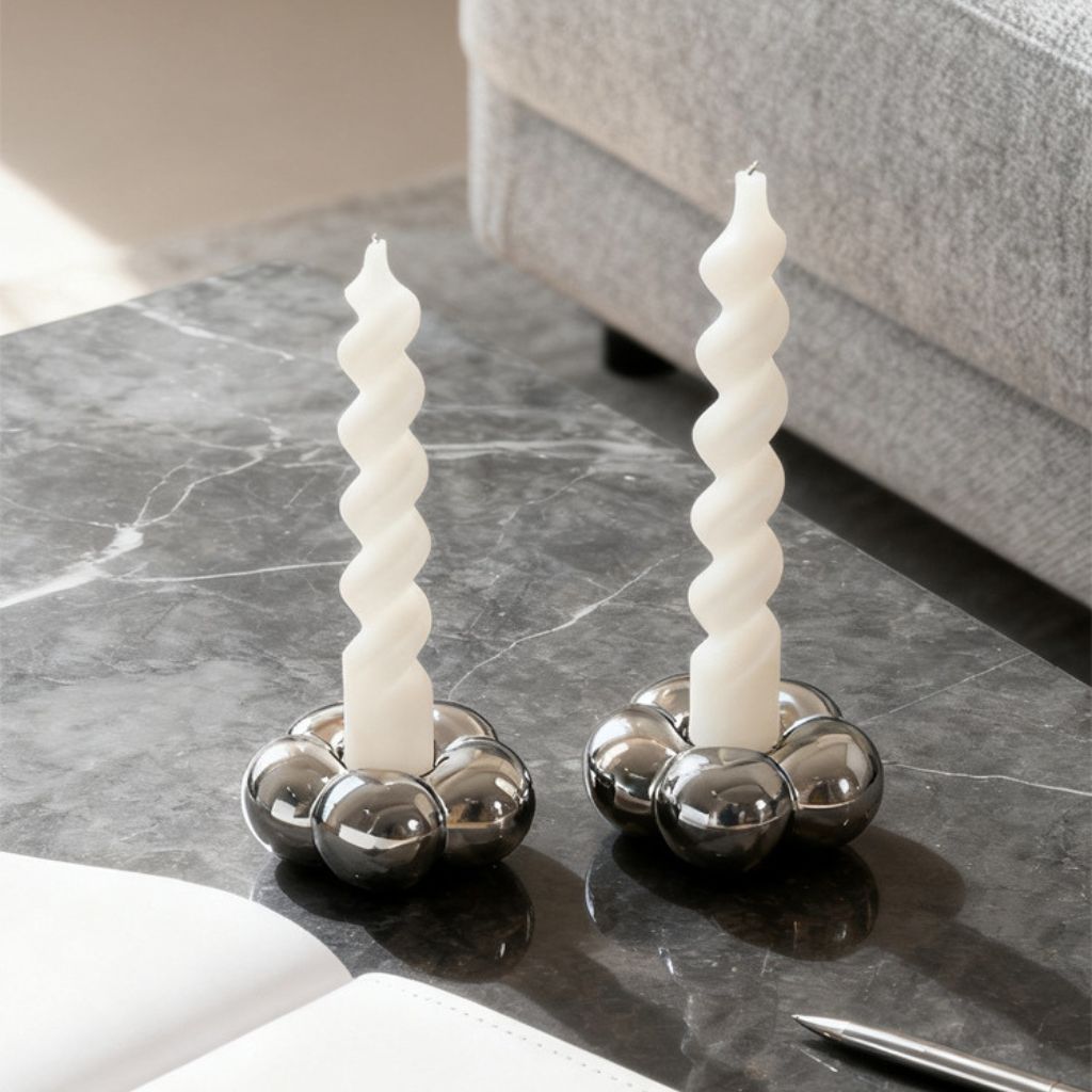 Aurea Petal Ceramic Candle Holder