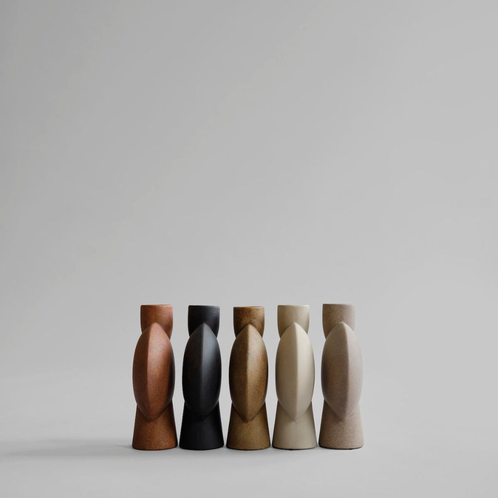Mirage Oblate Glazed Ceramic Vase