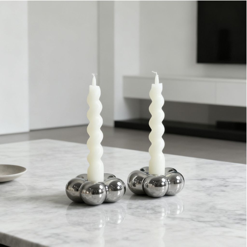 Aurea Petal Ceramic Candle Holder