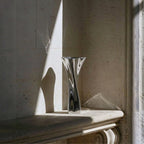Rosalind Twisted Sculptural Stainless Vase