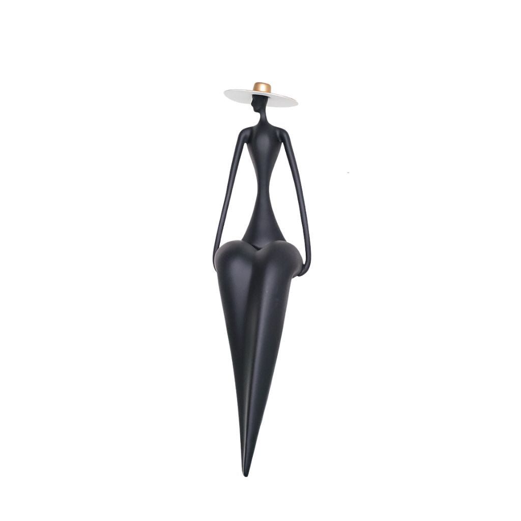 Hepburn Sitting Figure Sculpture