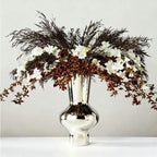 Tondo Sculptural Stainless Vase