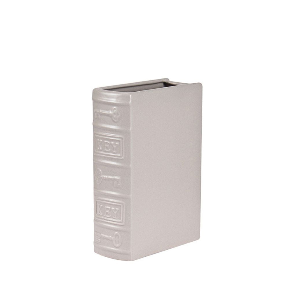 Calliope Embossed Glazed Ceramic Vase