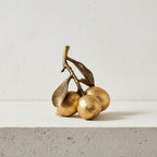 Menton Metallic Lemon Sculpture