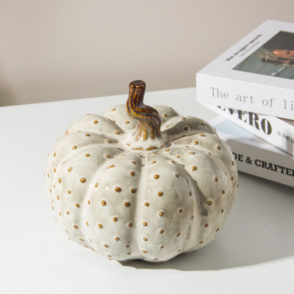 Demeter Glazed Ceramic Pumpkin