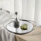 Ouroboros Sculptural Loop Stainless Tray