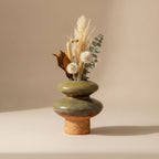 Venatus Sculptural Glazed Ceramic Vase