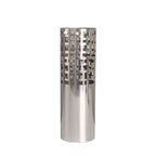 Fret Cylindrical Lattice Stainless Vase