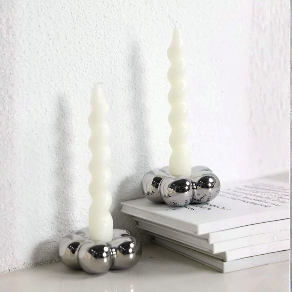 Aurea Petal Ceramic Candle Holder