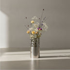 Fret Cylindrical Lattice Stainless Vase