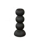 Imerovigli Ribbed Ceramic Candle Holder