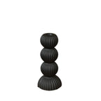 Imerovigli Ribbed Ceramic Candle Holder