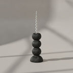Imerovigli Ribbed Ceramic Candle Holder