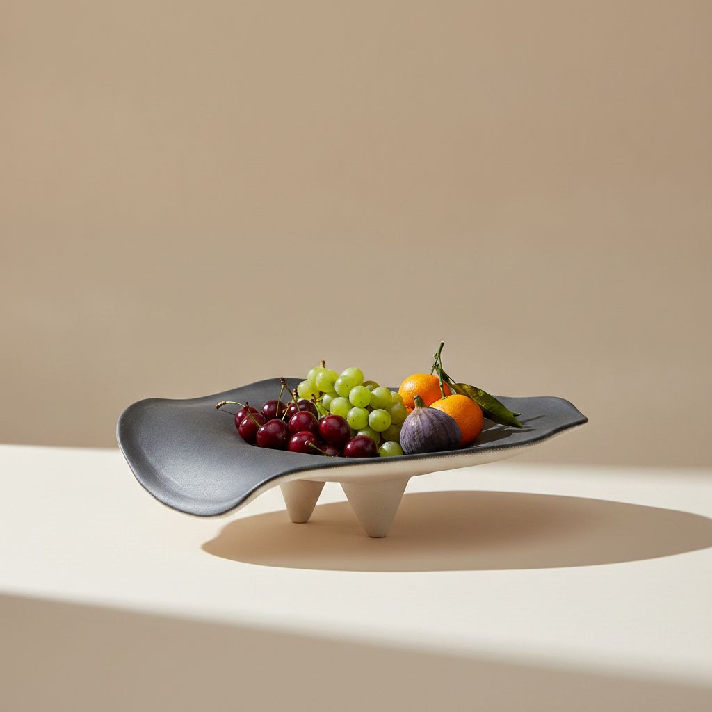 Cáliz Tripod Sculptural Ceramic Bowl