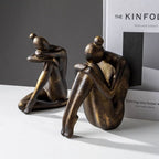 Albireo Huddled Figurine Bookend