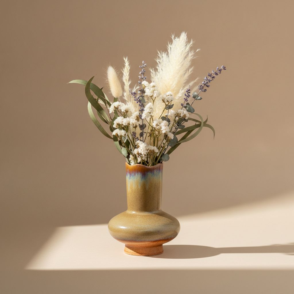 Venatus Sculptural Glazed Ceramic Vase