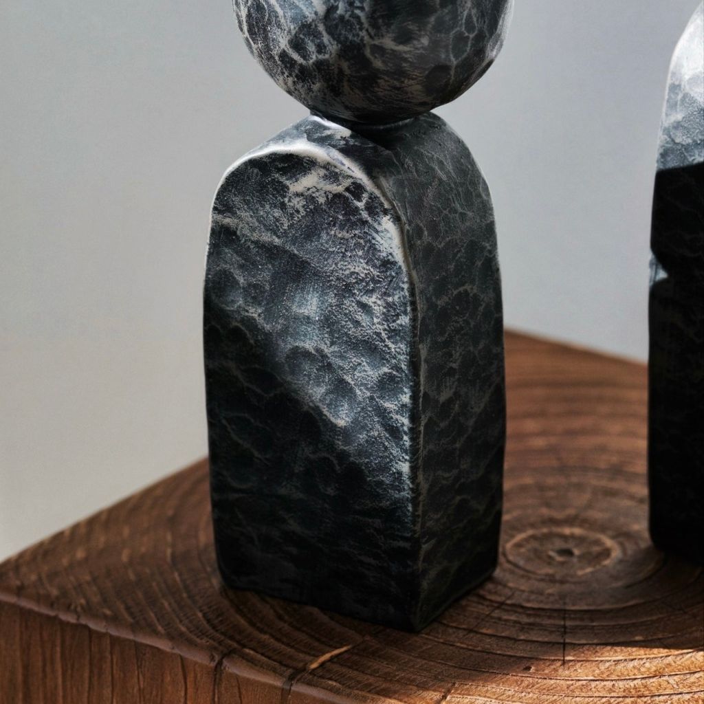 Cairn Abstract Stacked Pillar Sculpture