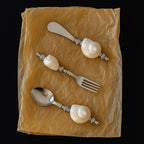 Mina Natural Shell Flatware Set
