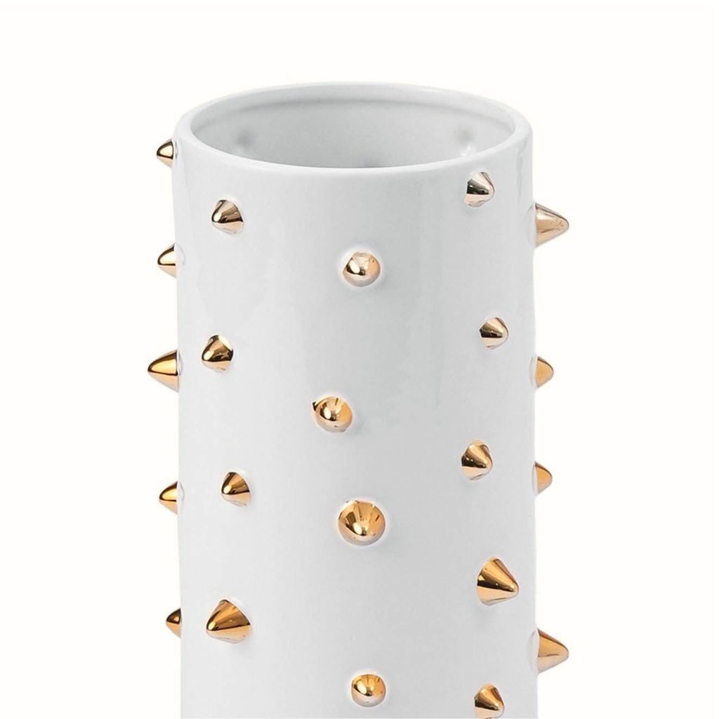 Echin Spike Cylinder Ceramic Vase