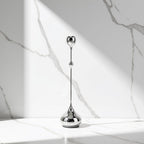 Cadence Tapered Stainless Candle Holder