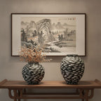 Kohiki Hand-painted Ceramic Vase
