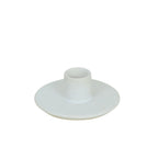 Rotella Plate Taper Ceramic Candle Holder