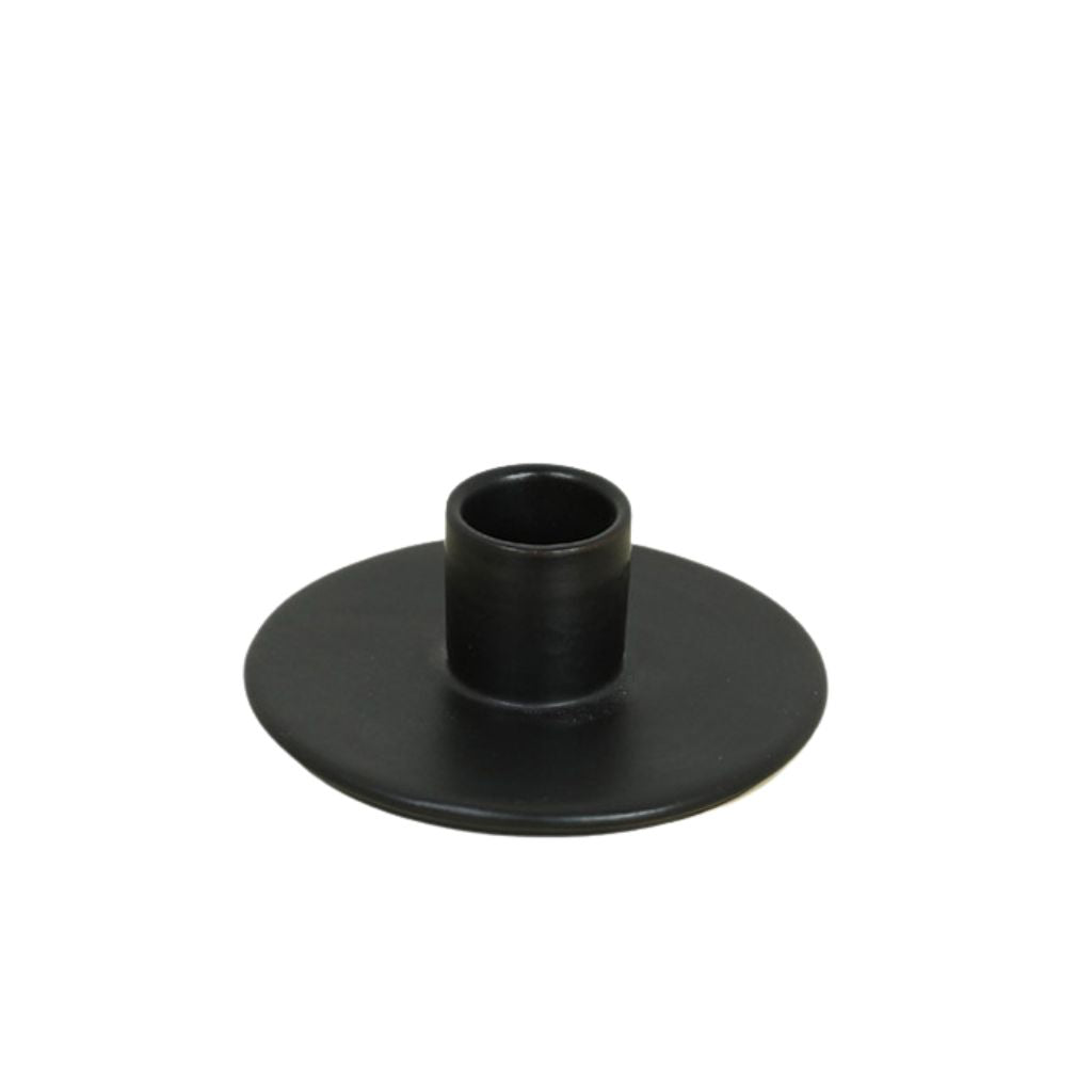 Rotella Plate Taper Ceramic Candle Holder