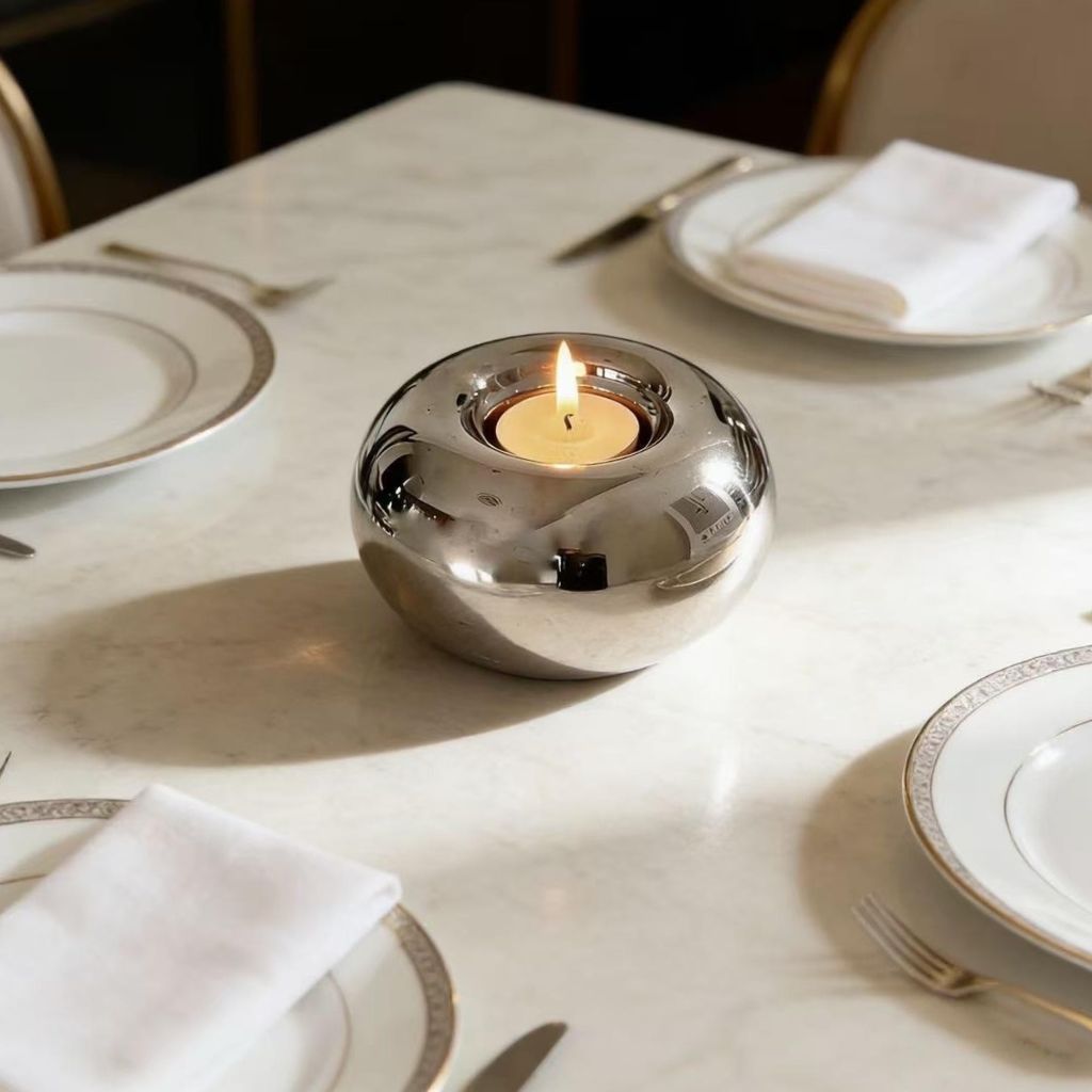 Orbis Ceramic Tealight Candle Holder Secondary image