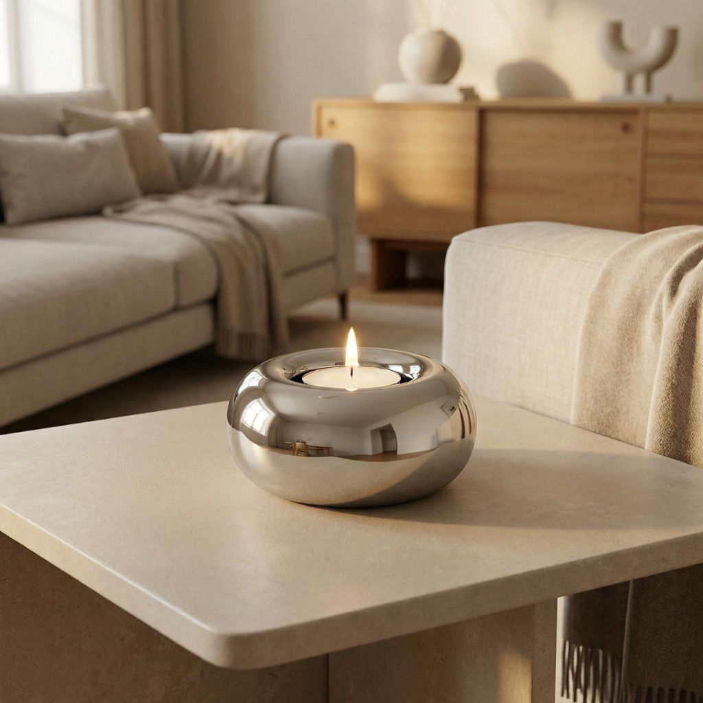Orbis Ceramic Tealight Candle Holder