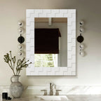 Damier Handcrafted Rectangle Wall Mirror