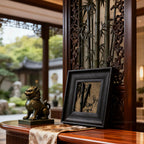 Miyabi Bamboo Motif Framed Artwork