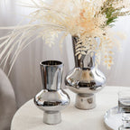 Tondo Sculptural Stainless Vase