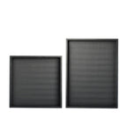 Sørensen Wavy Textured Leather Tray