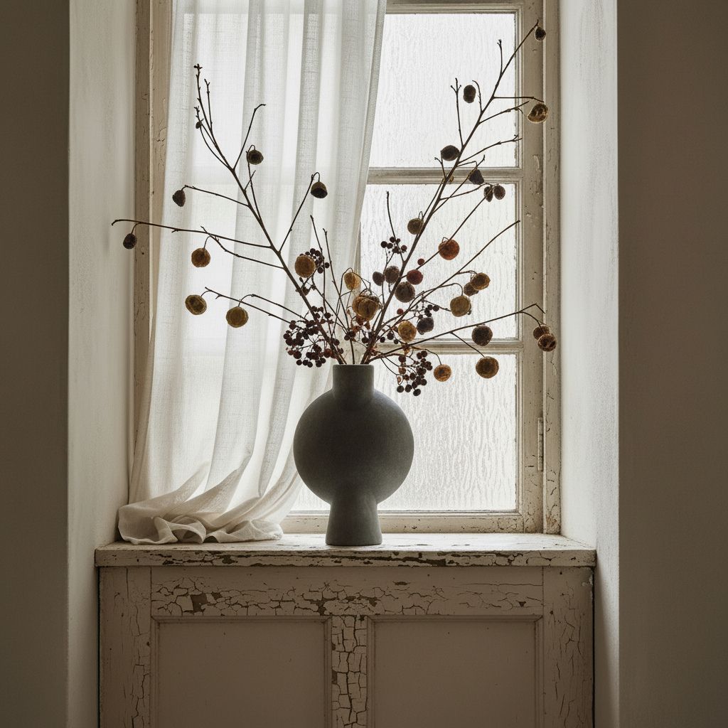 Mirage Oblate Glazed Ceramic Vase
