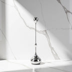 Cadence Tapered Stainless Candle Holder