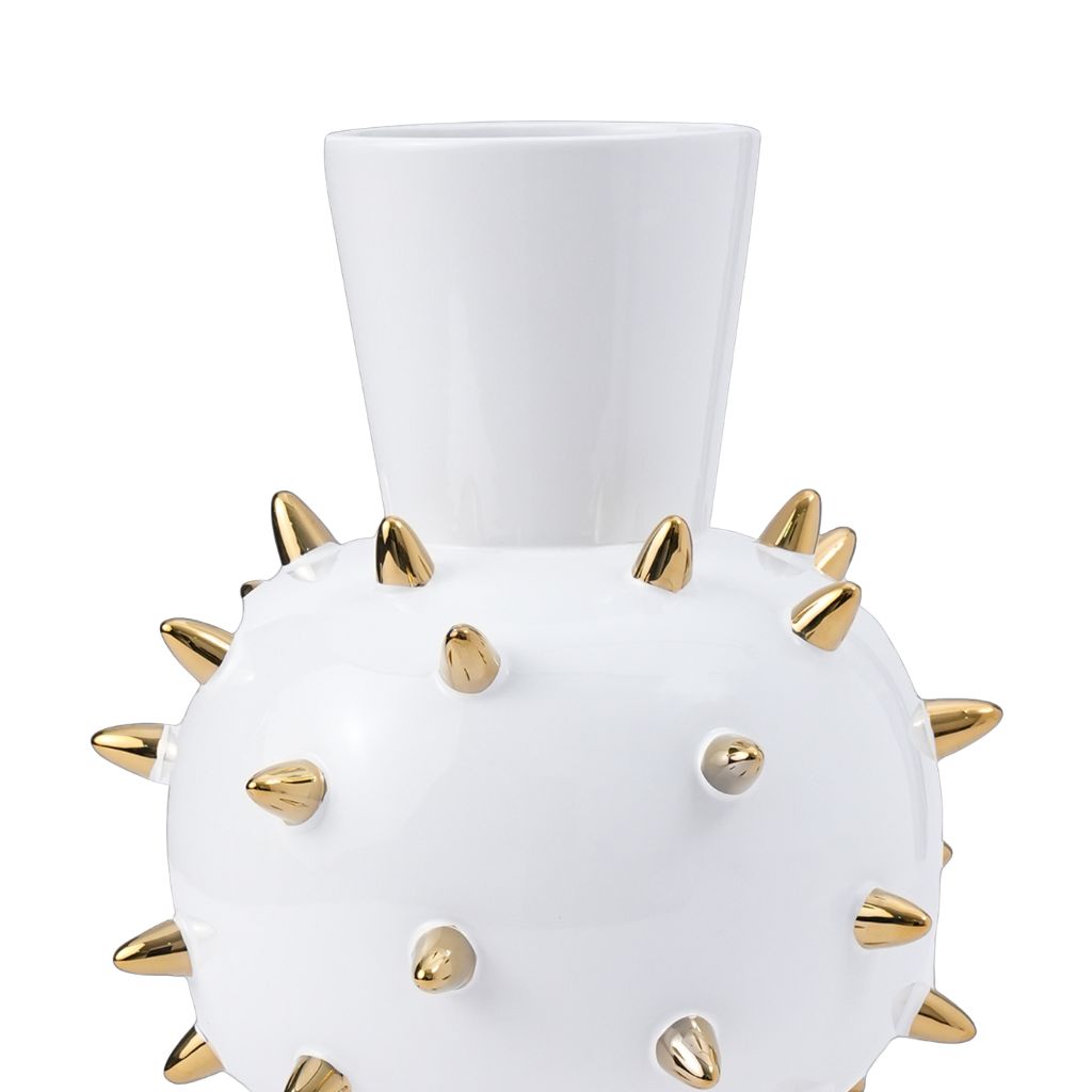 Echin Spike Sphere Ceramic Vase