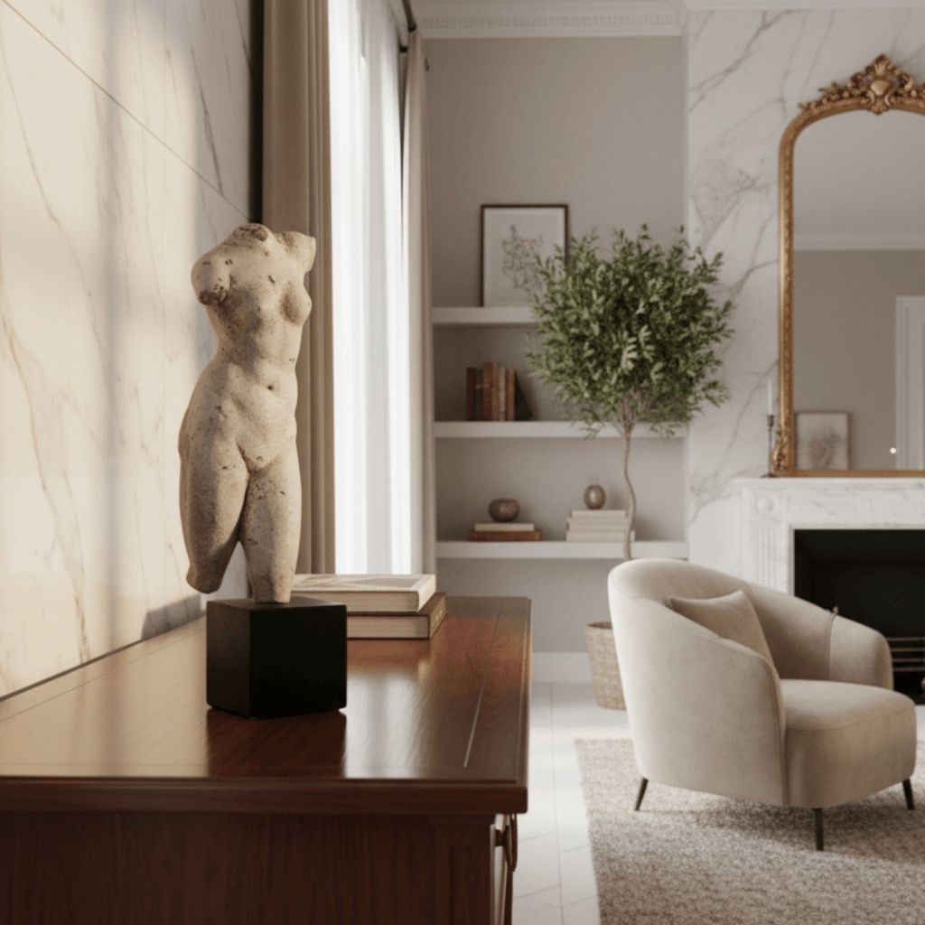 Aphrodite Torso Bust Sculpture