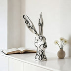 Alice Hand-Painted Line Rabbit