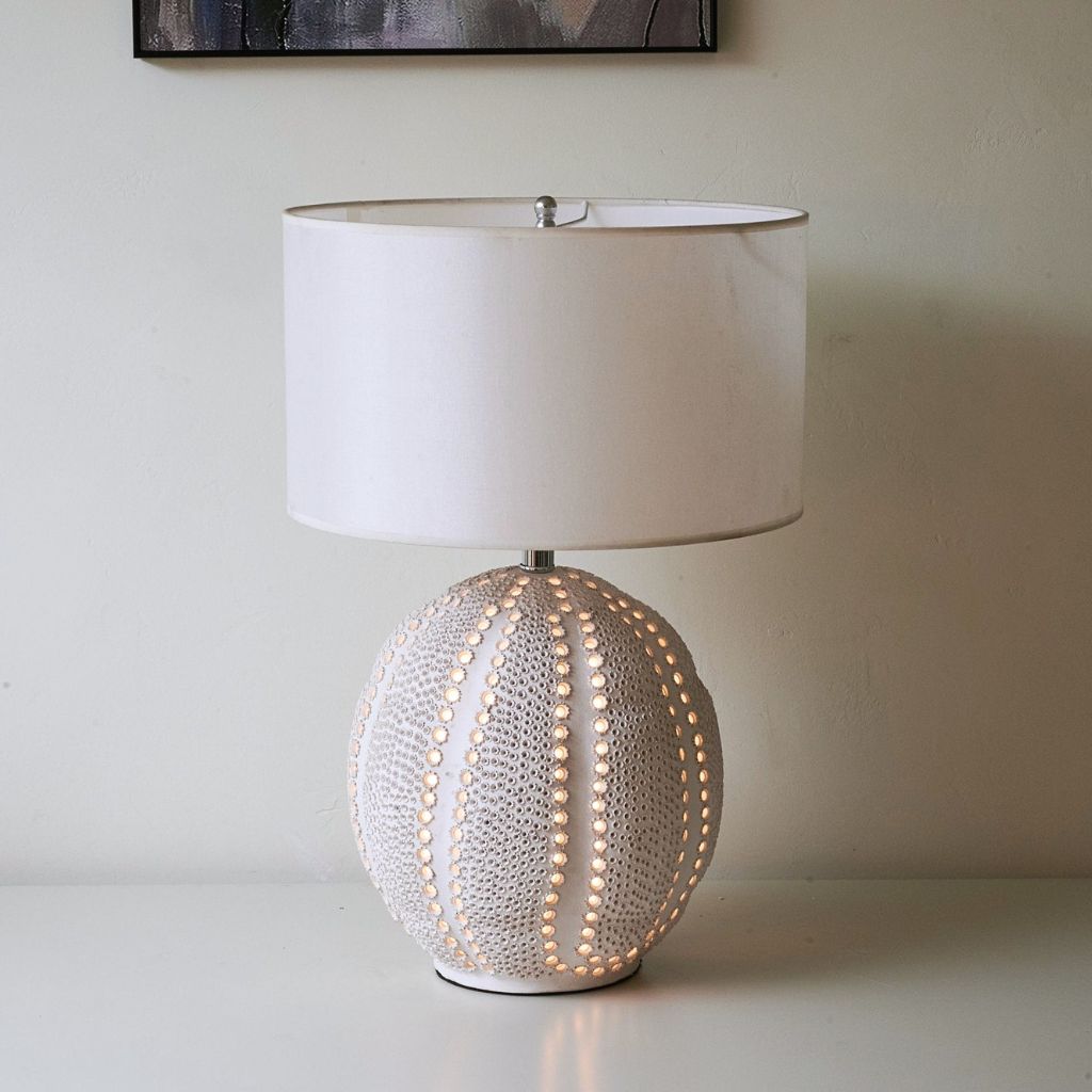 Astrea Perforated Ceramic Table Lamp