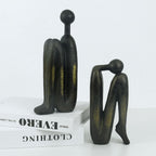 Camus Seated Figure Bookend