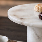 Volterra Marble Pedestal Tray