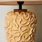 Rilievo Curvilinear Ceramic Table Lamp
