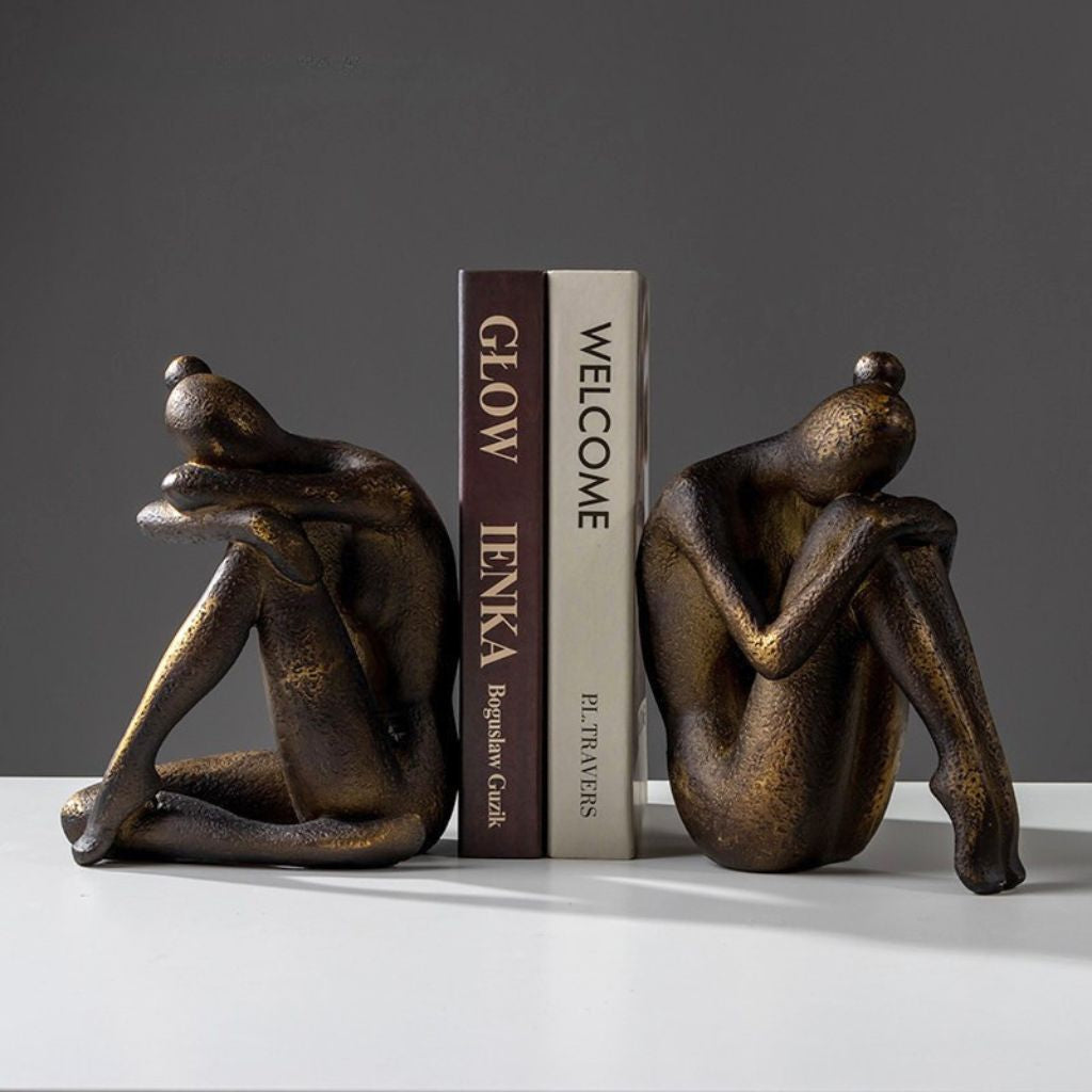 Albireo Huddled Figurine Bookend