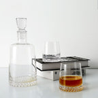 Como Textured Glass Decanter