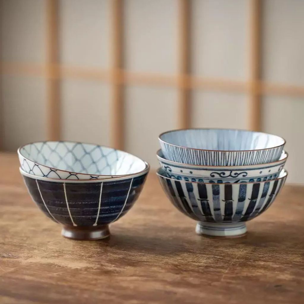 Komorebi Hand-Brushed Ceramic Bowl