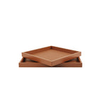 Sørensen Wavy Textured Leather Tray